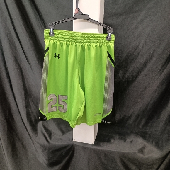 Under Armour Green and Gray Athletic Shorts - Picture 1 of 12